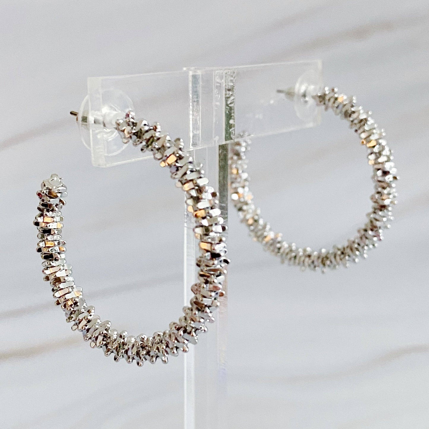 Pebbles Hoop Earrings