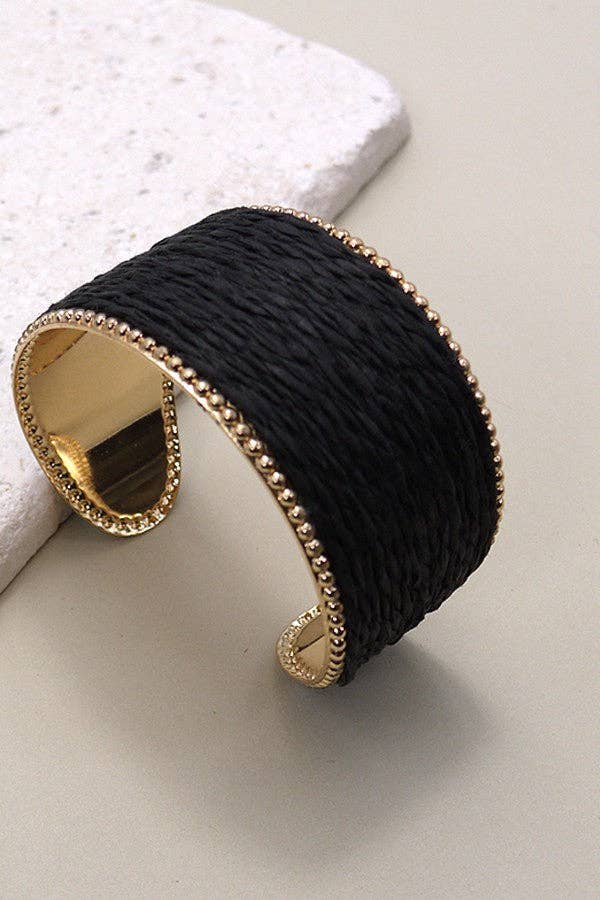 RAFFIA CUFF