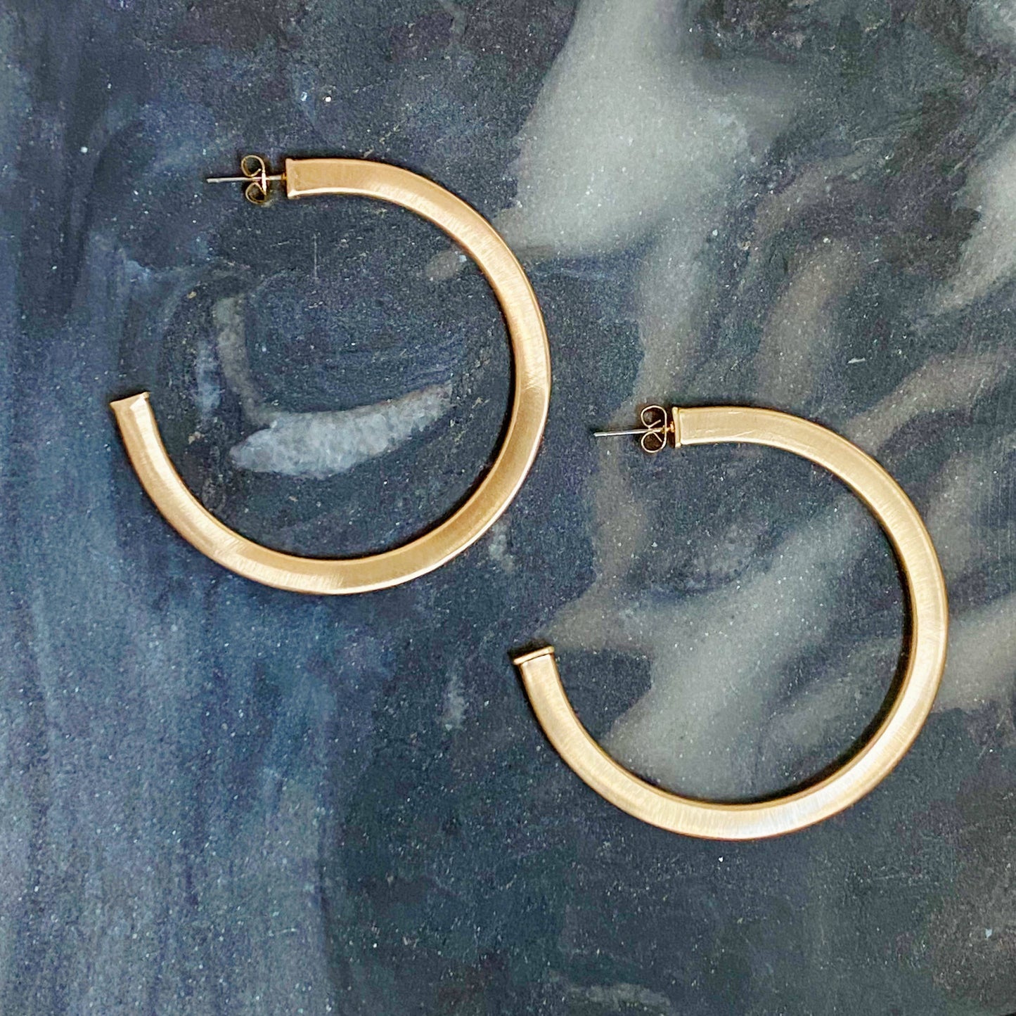 Luxe Round Hoop Earrings