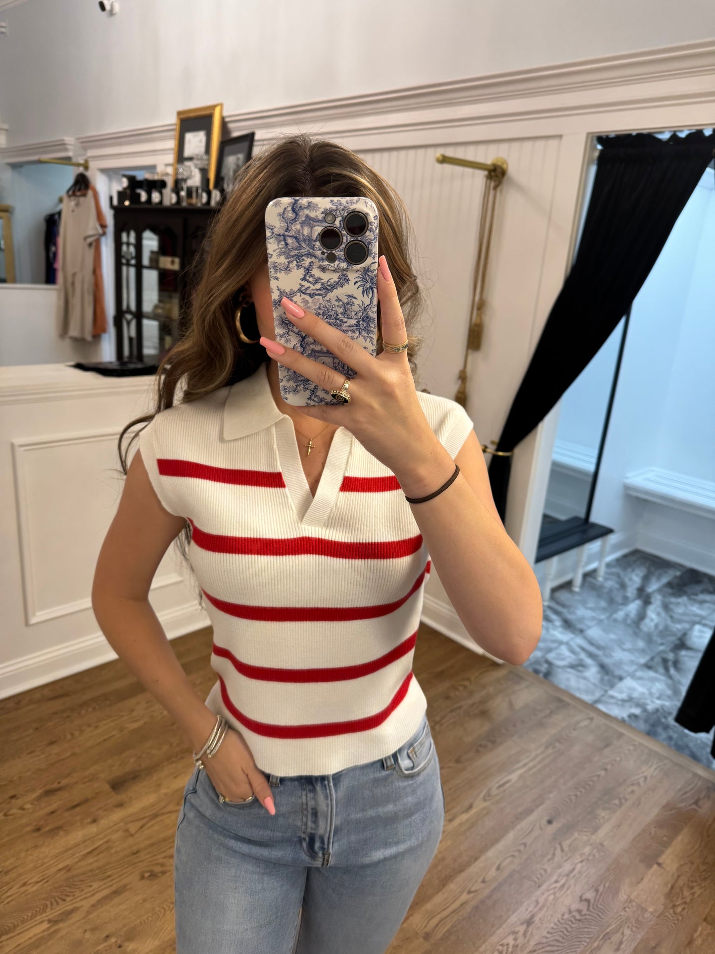 Striped Polo