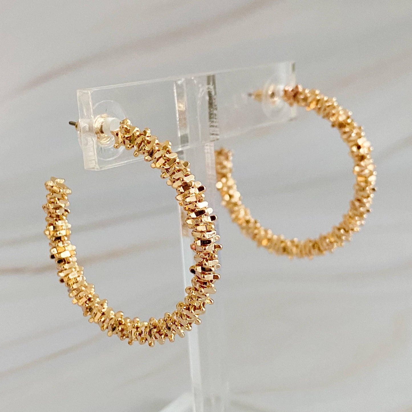 Pebbles Hoop Earrings