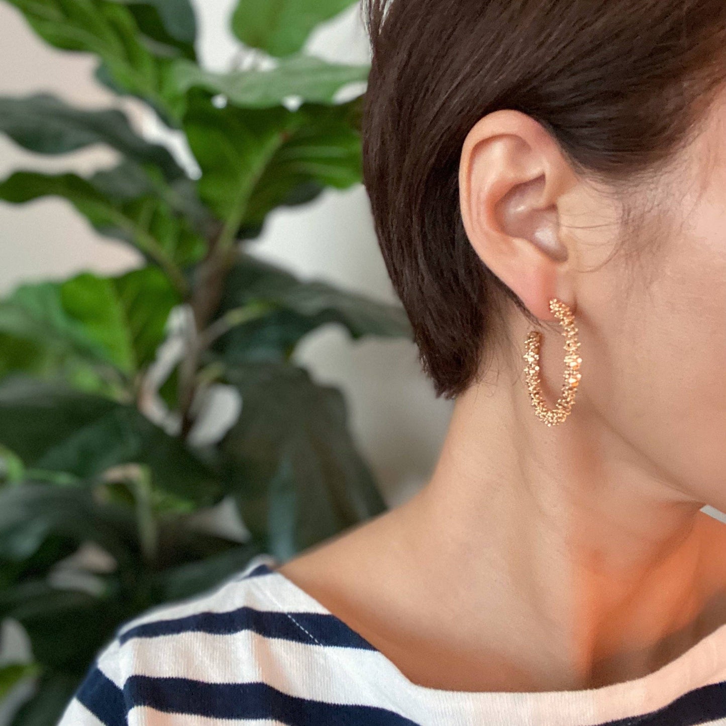 Pebbles Hoop Earrings