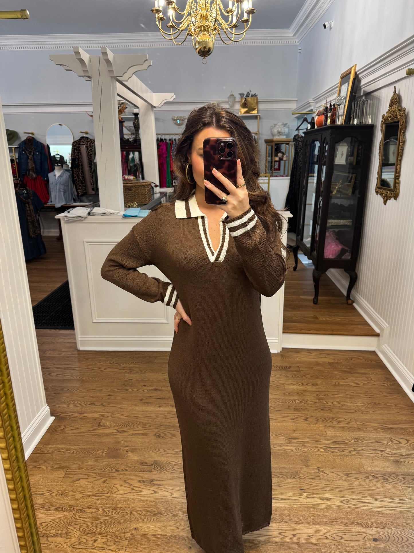 Cinnamon Swirl Dress