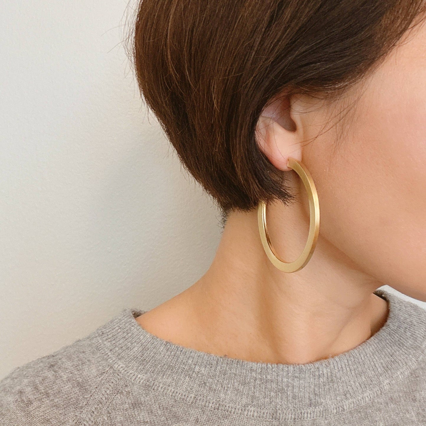 Luxe Round Hoop Earrings