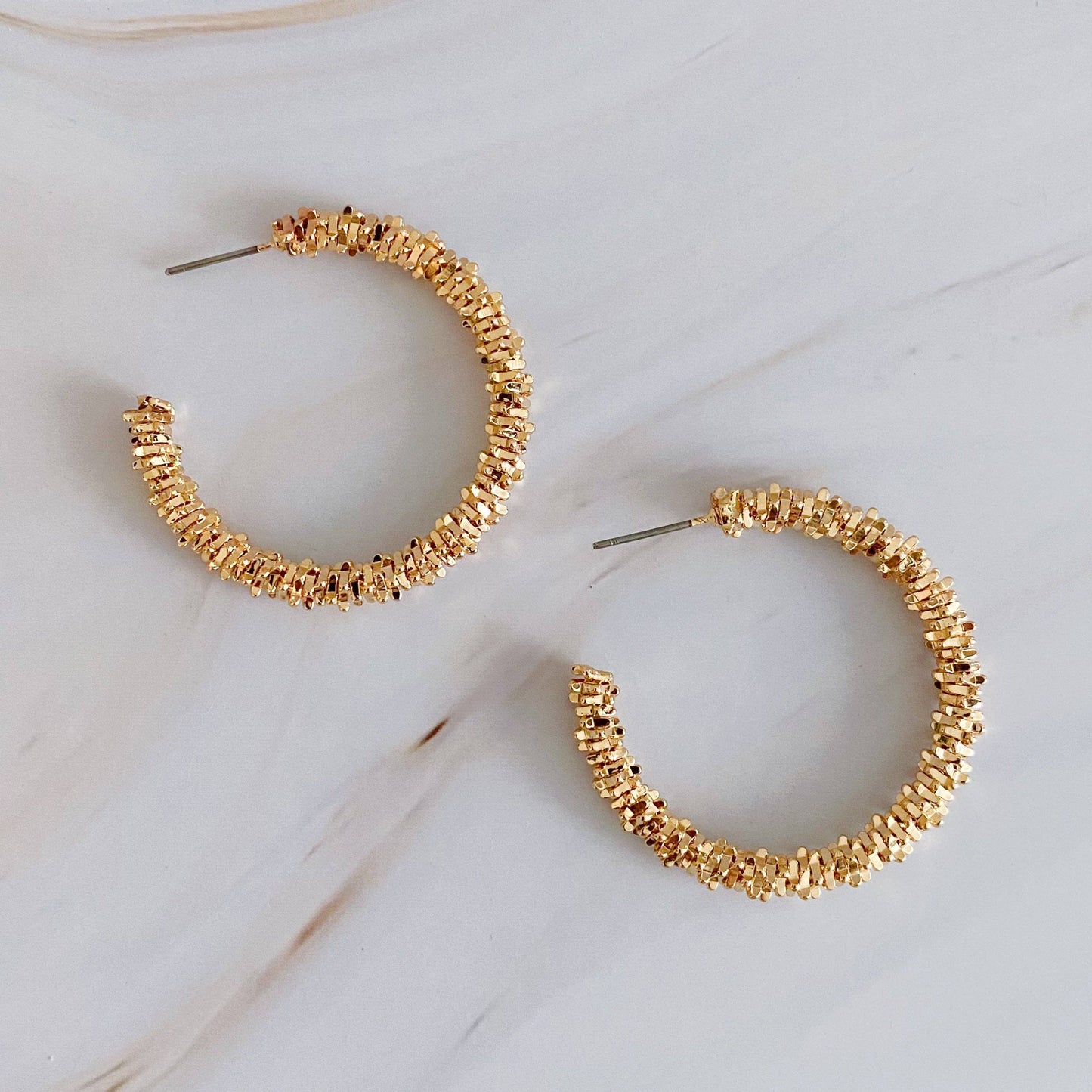 Pebbles Hoop Earrings