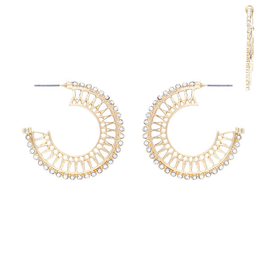 Geometric with Rhinestone