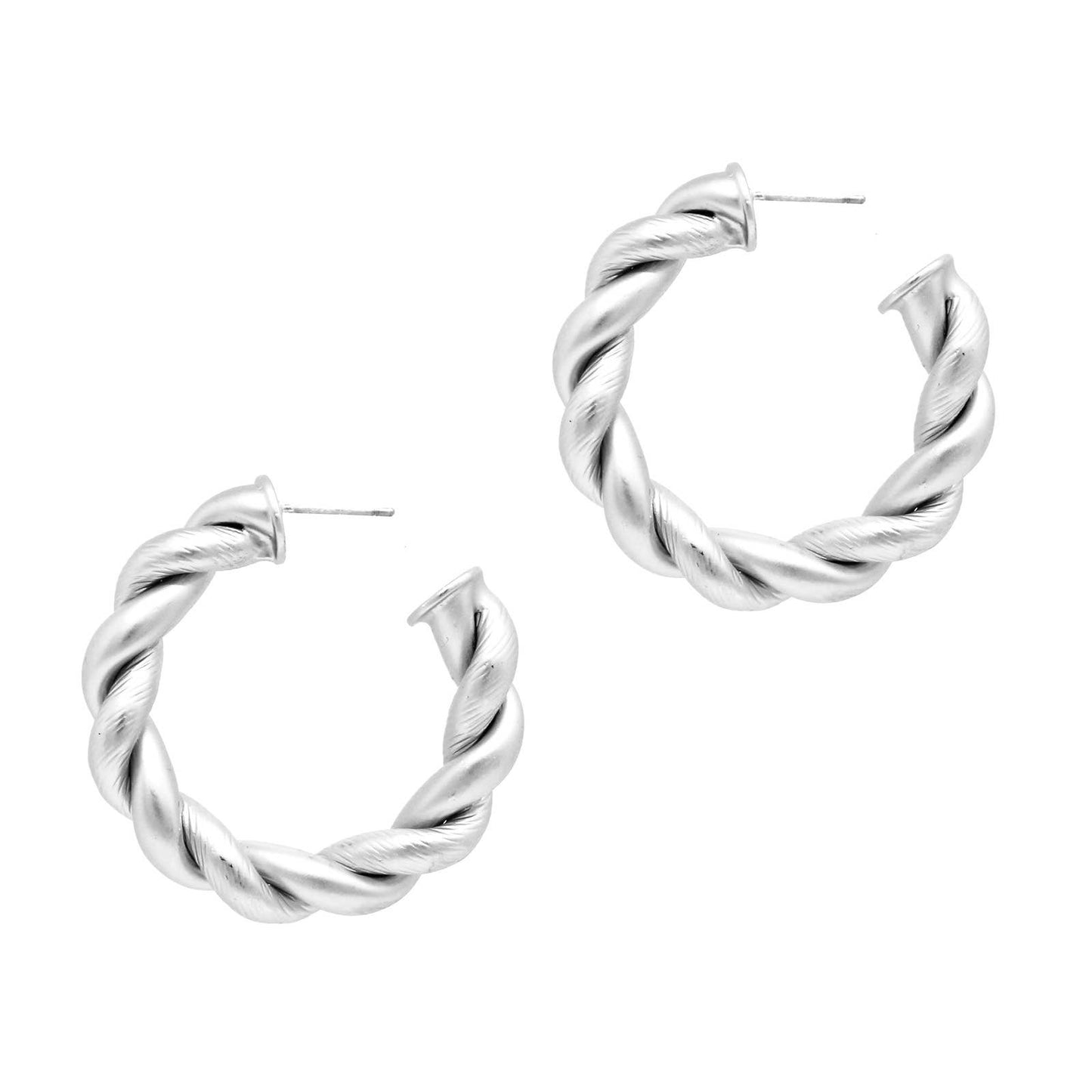 Braided Hoop Earrings