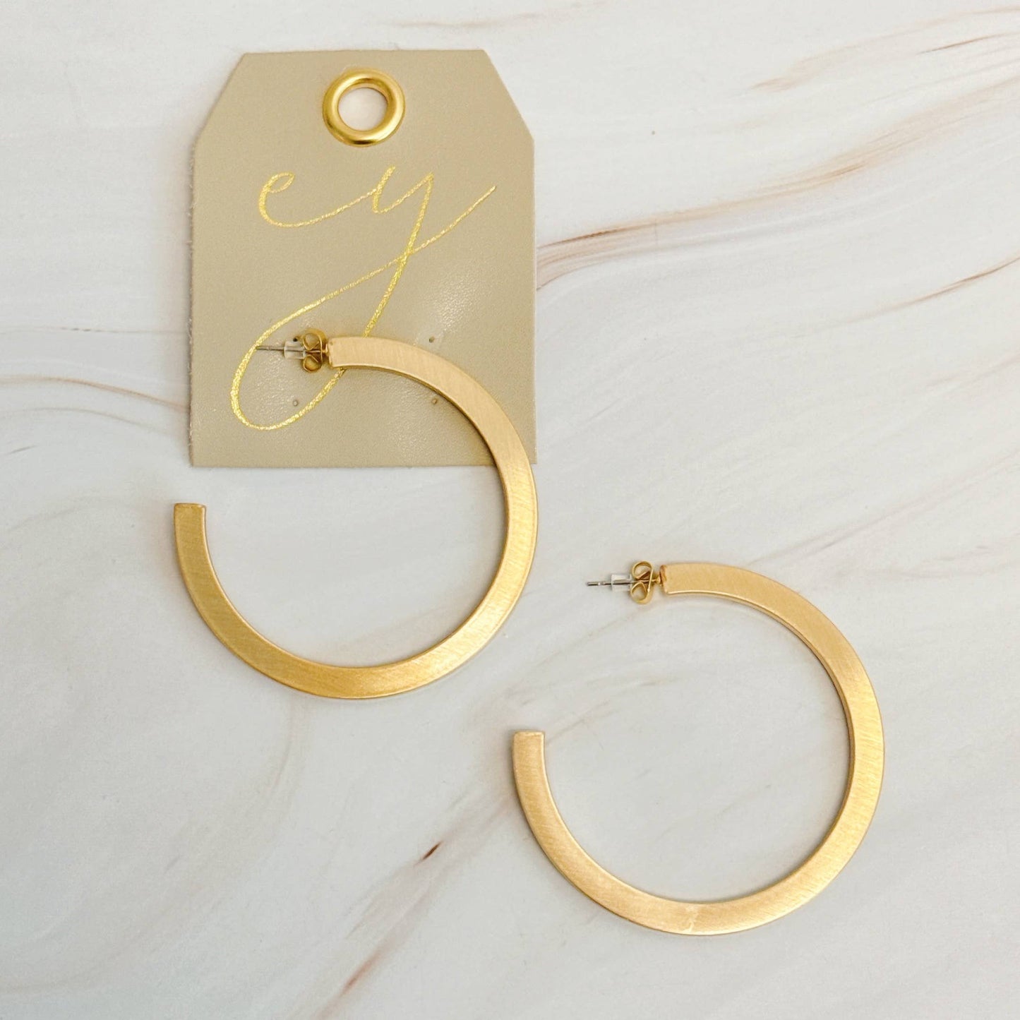 Luxe Round Hoop Earrings