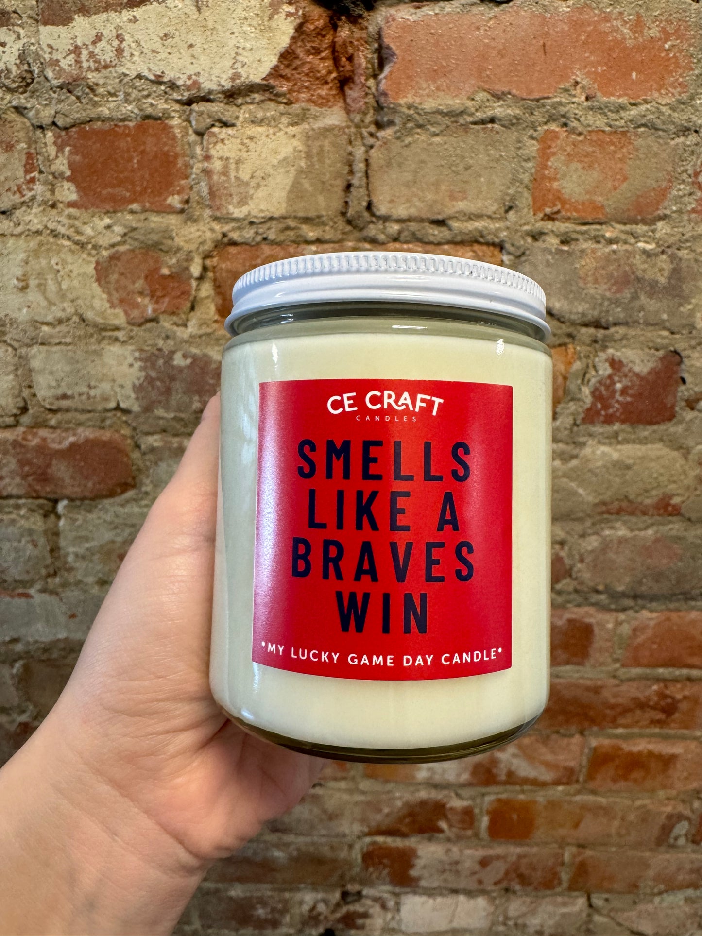 Smells Like a Braves Win Candle