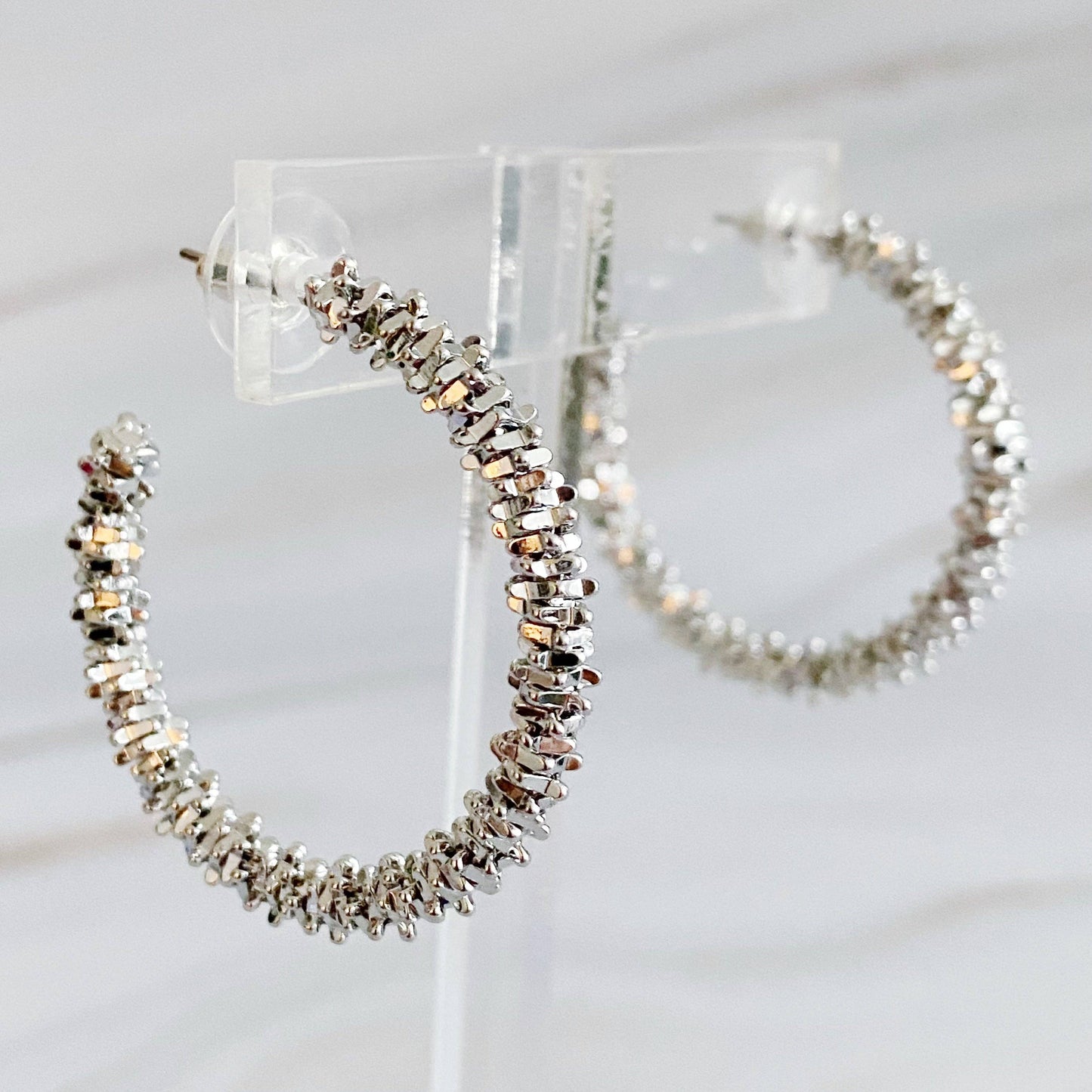 Pebbles Hoop Earrings
