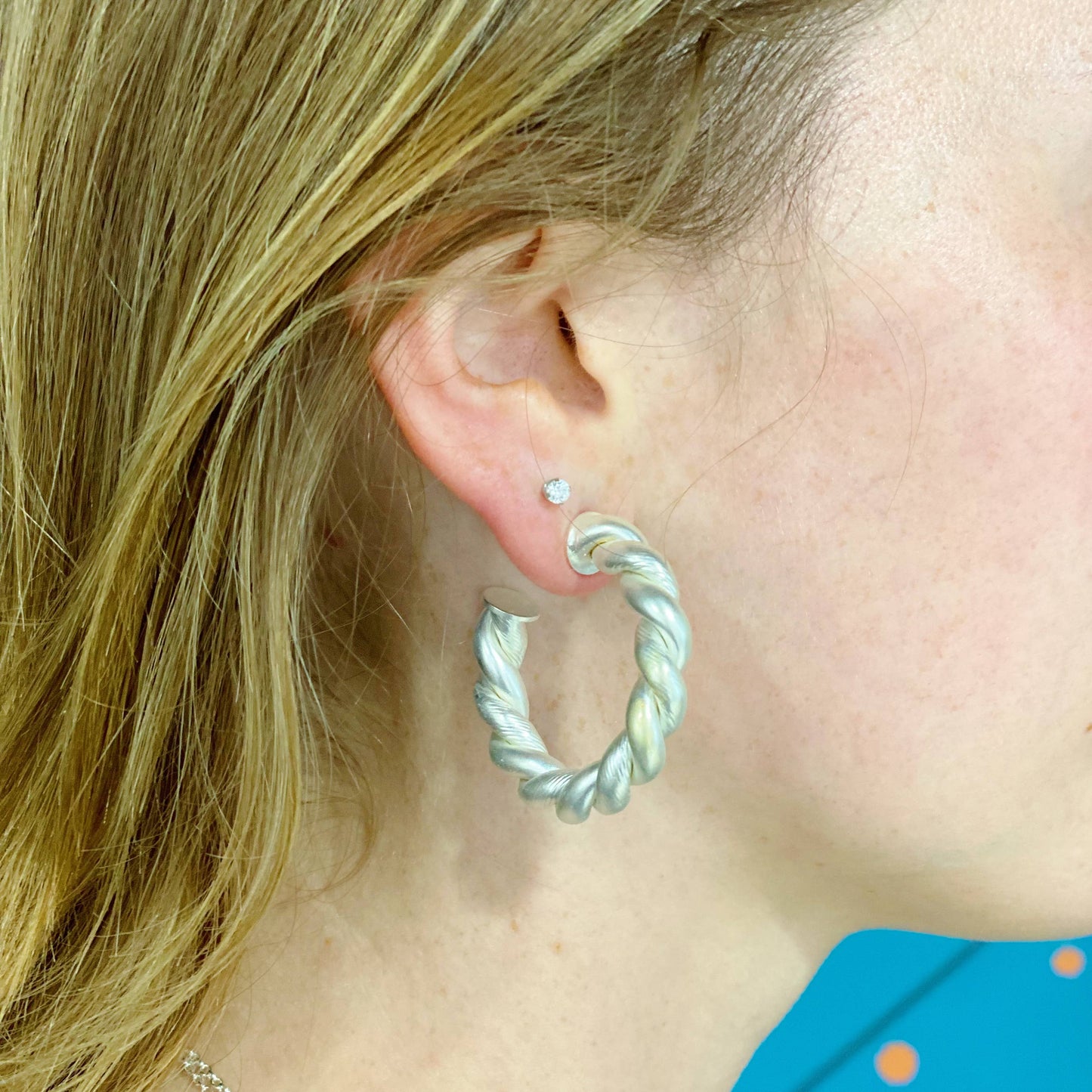 Braided Hoop Earrings