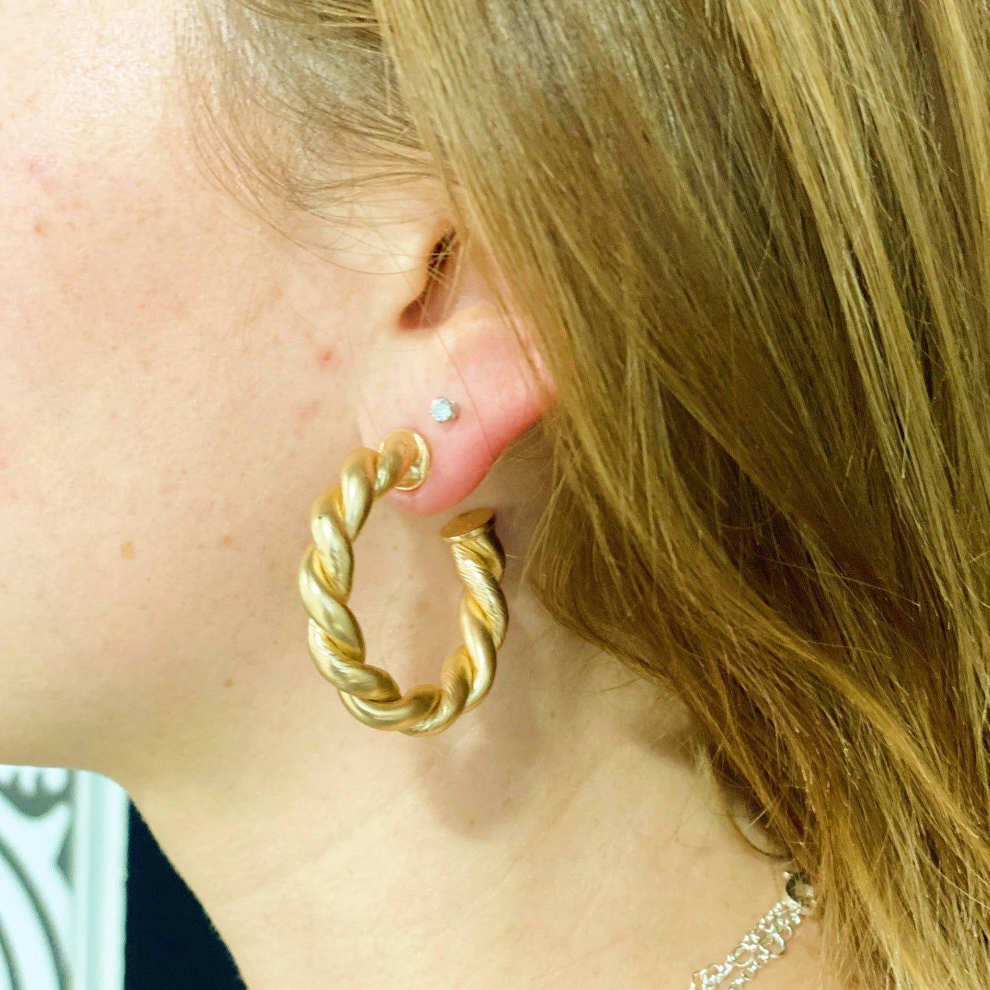Braided Hoop Earrings