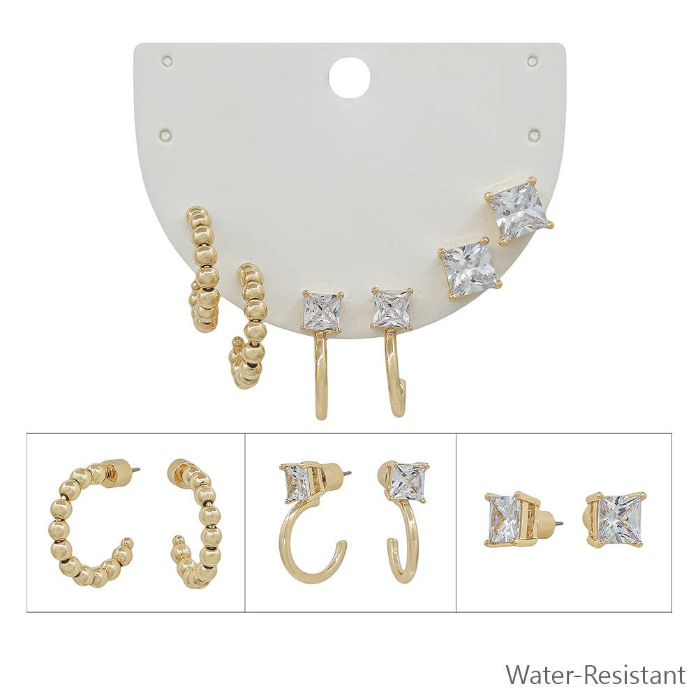 Set of 3 Earrings