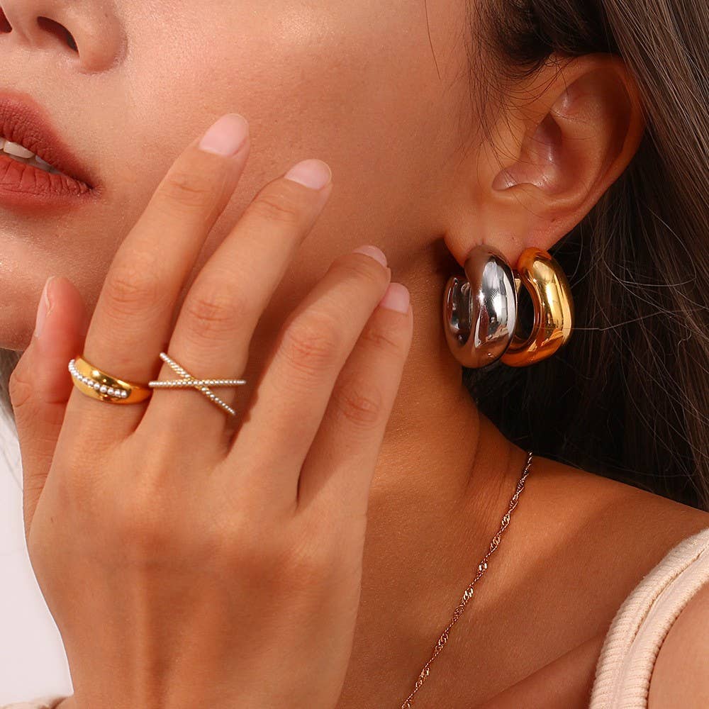 WATERPROOF TARNISH FREE HOOPS