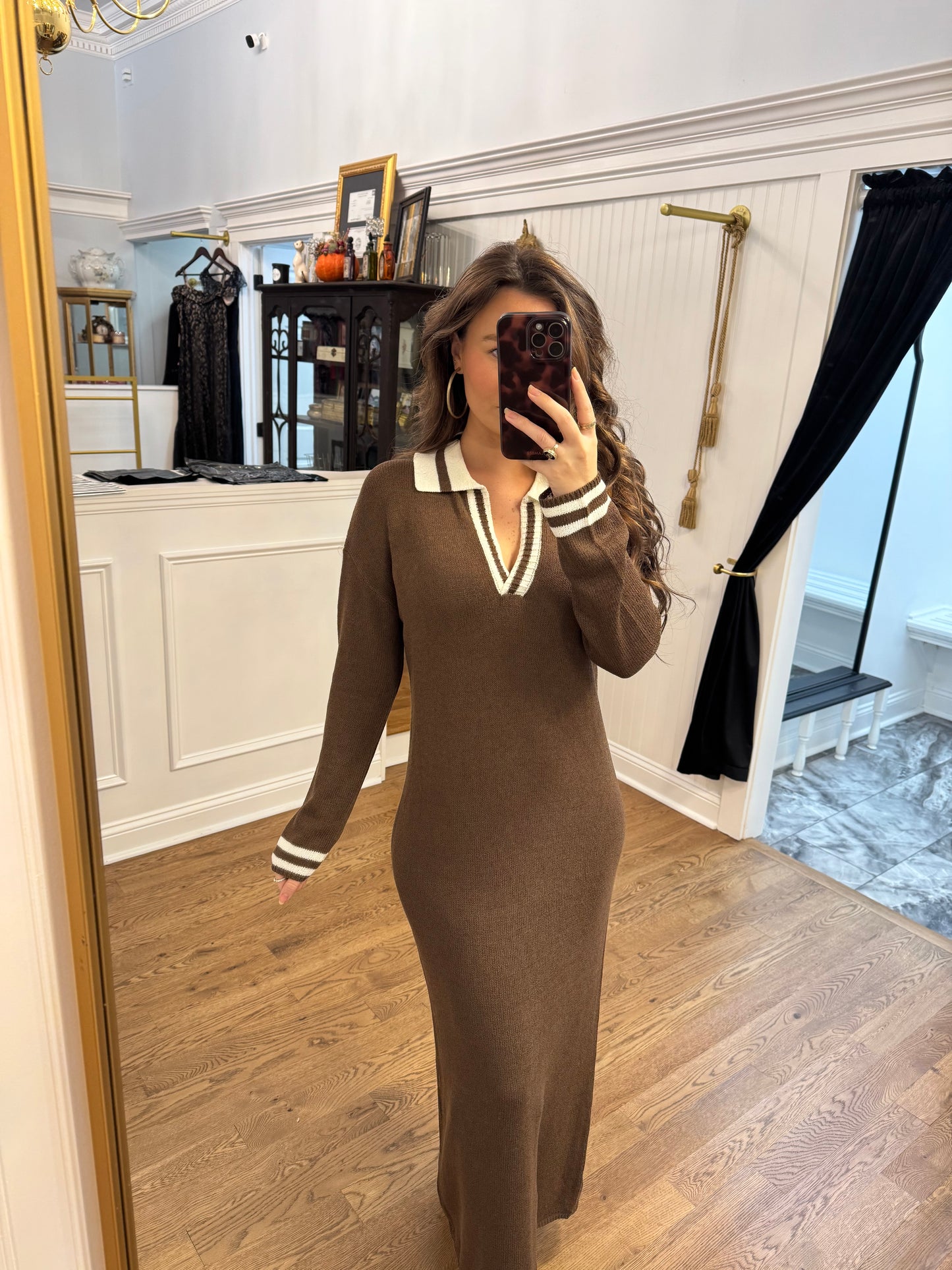 Cinnamon Swirl Dress