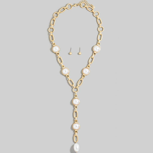 Oval Chain Necklace Set