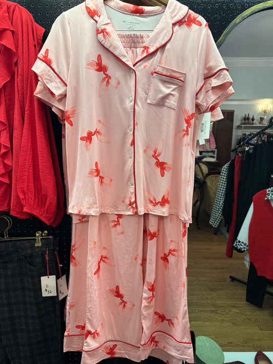 Blush & Bows PJ Set