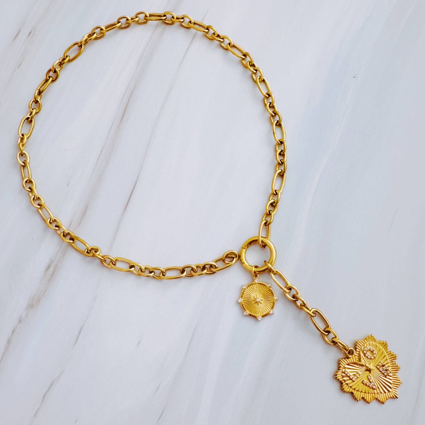 Love Heart Drop Necklace