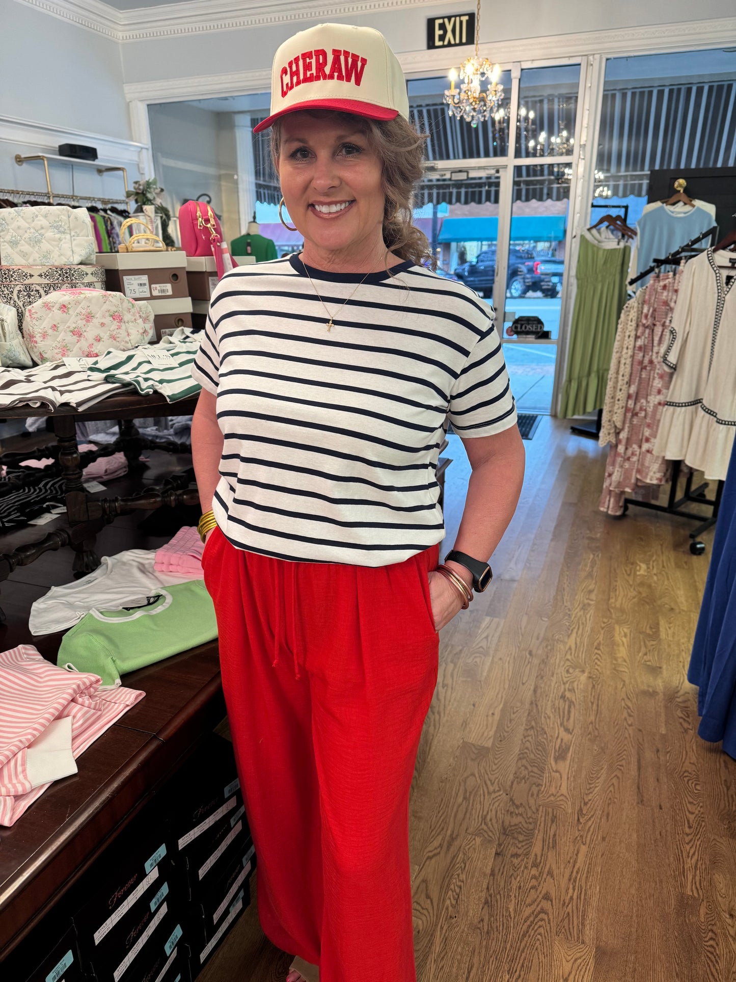 Oversized Striped Tee