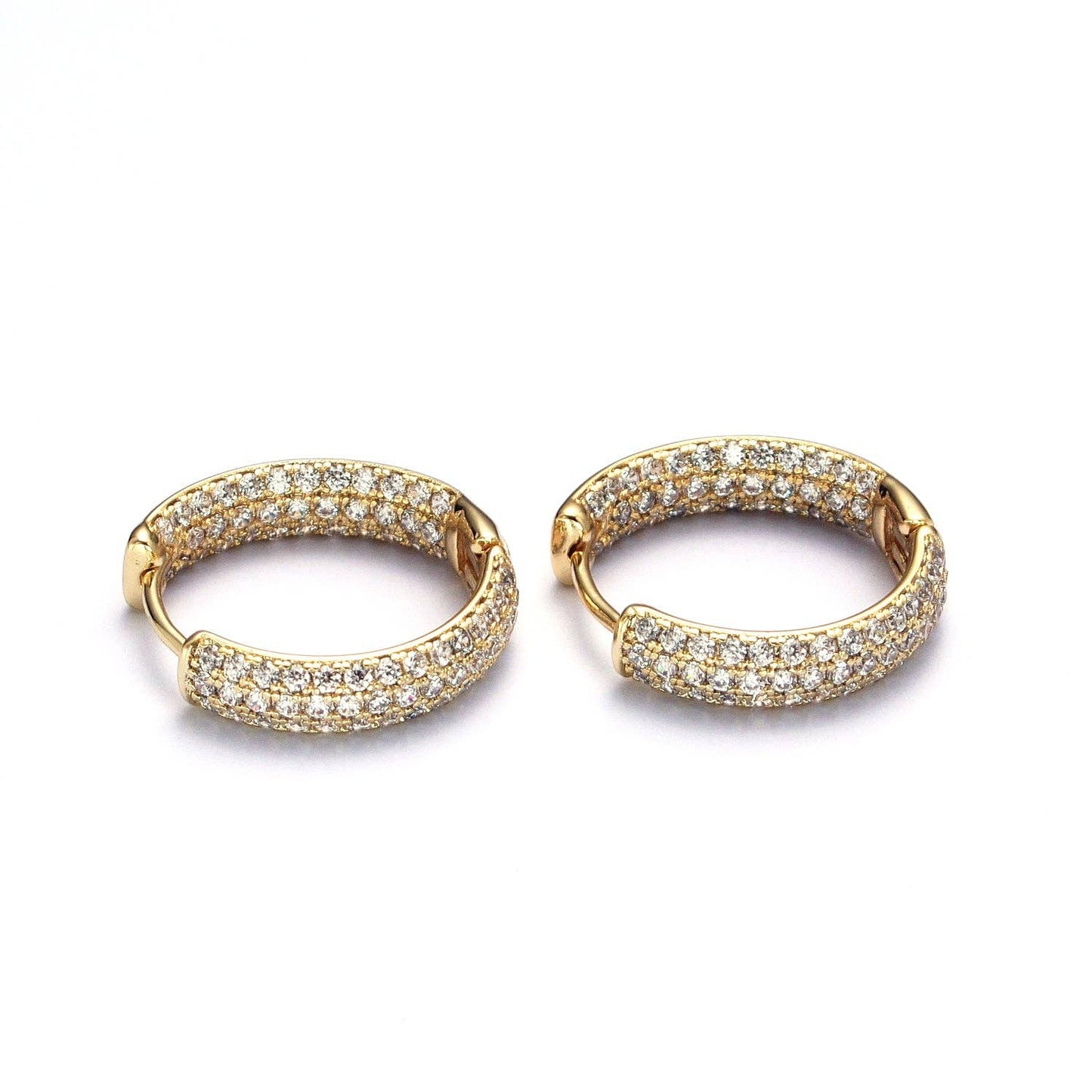 Gold Huggie Hoops
