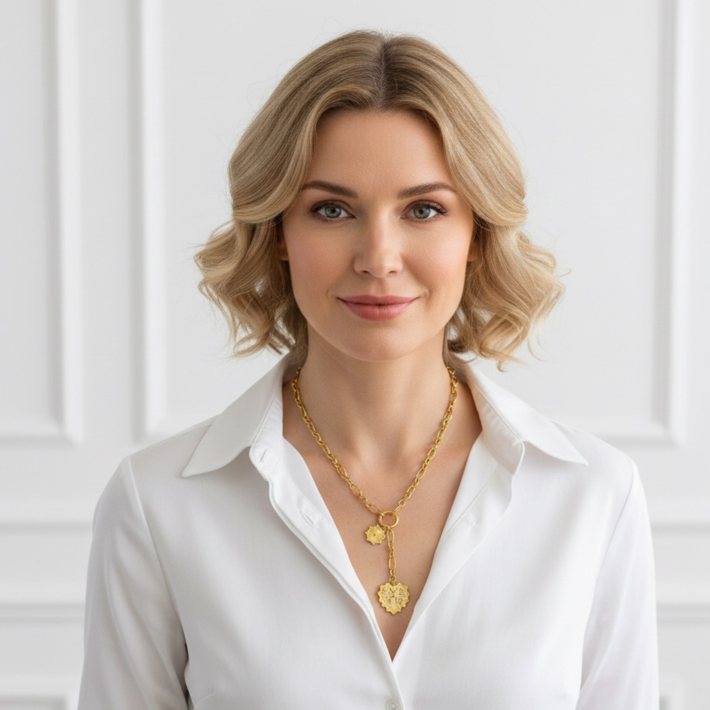 Love Heart Drop Necklace