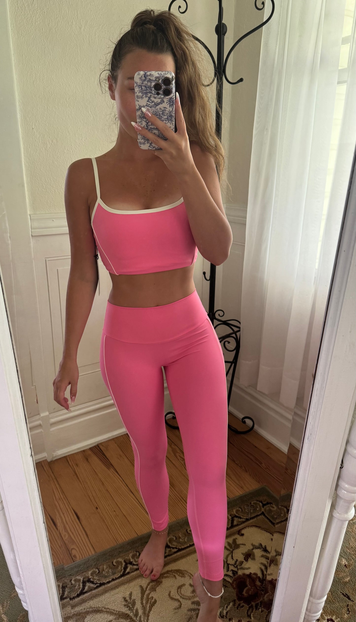 Bubble Gum Pink Top (Set)