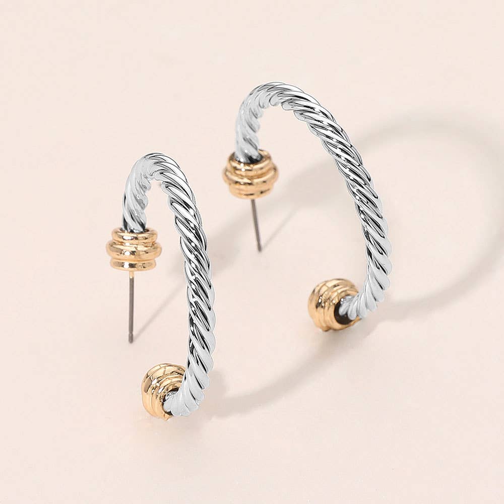 Two Tone Rope Hoop