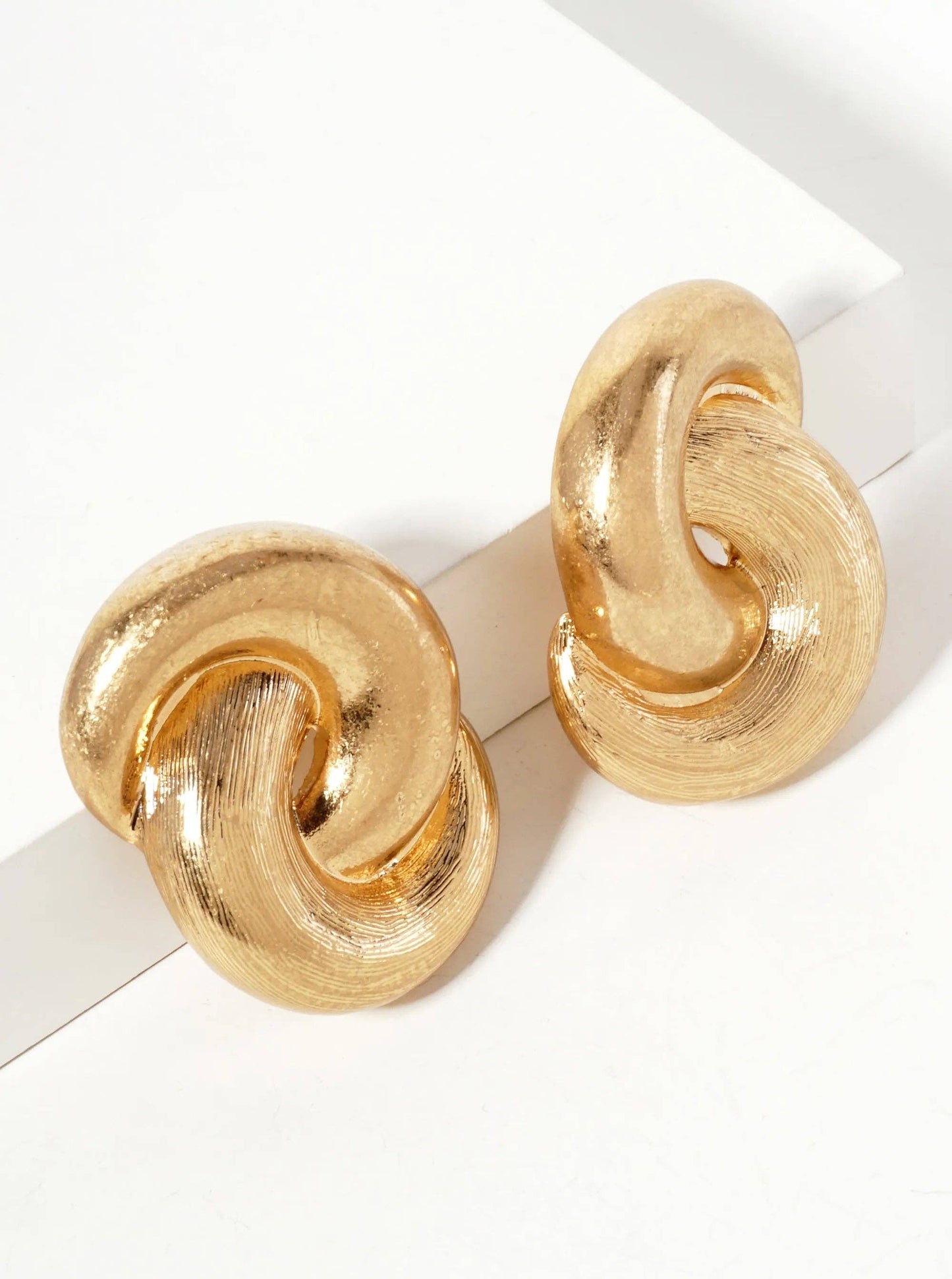 C-Shapes Statement Earrings