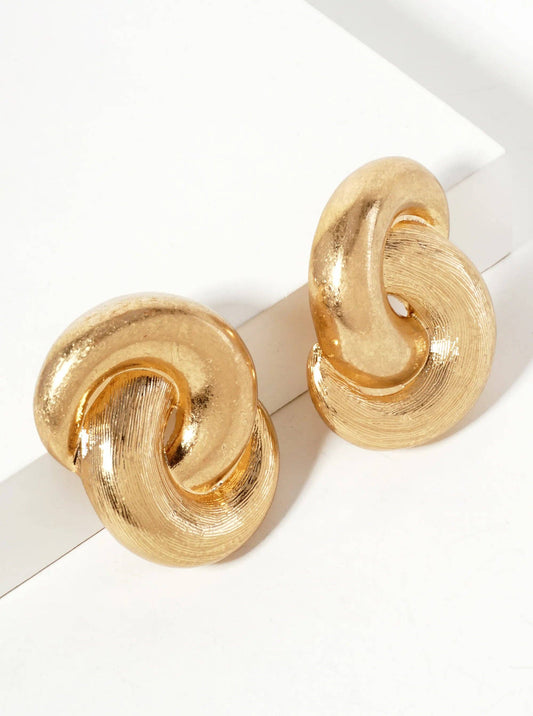 C-Shapes Statement Earrings