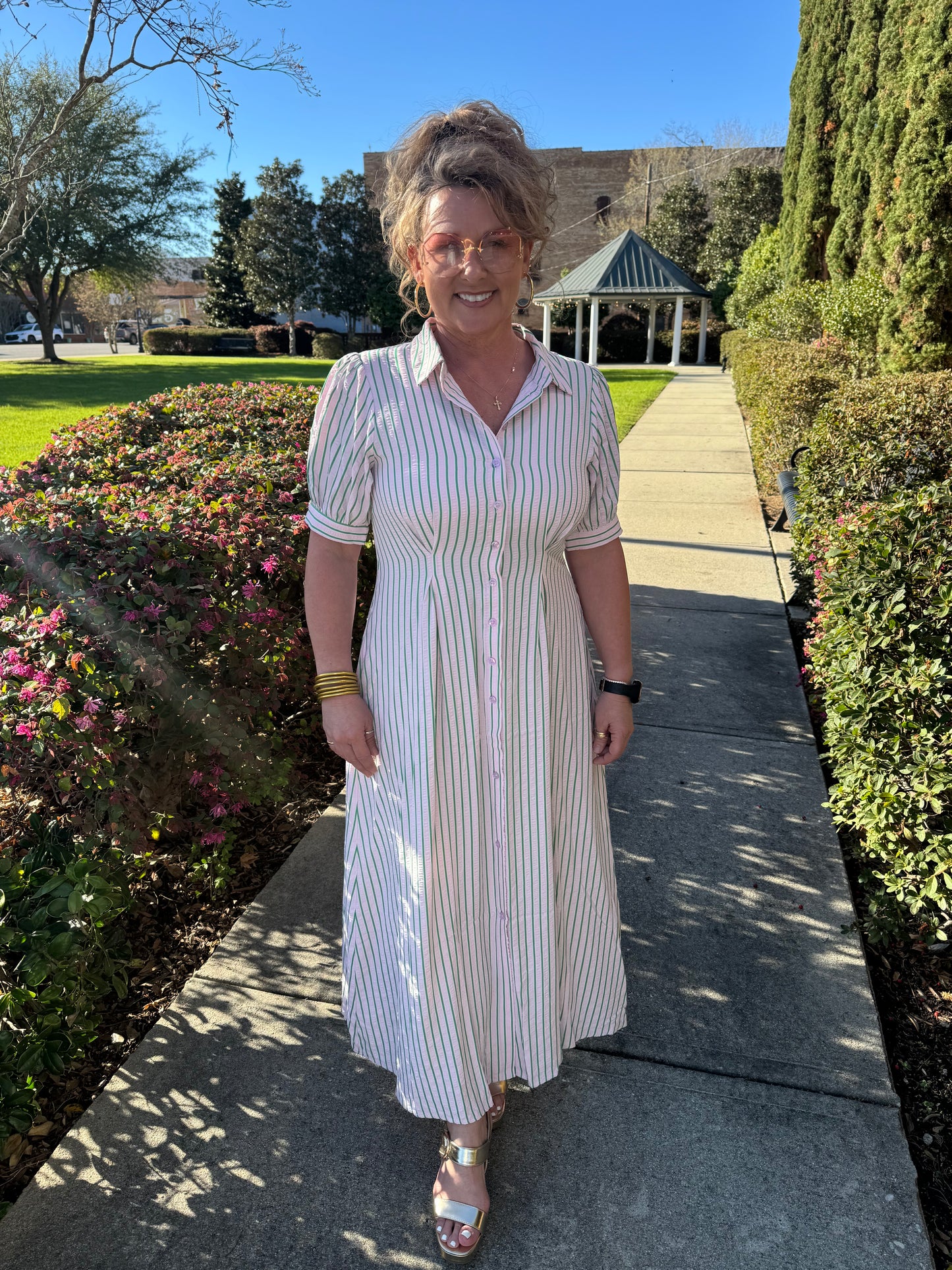 Spring Stripes Dress