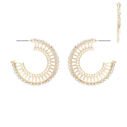 Geometric with Rhinestone