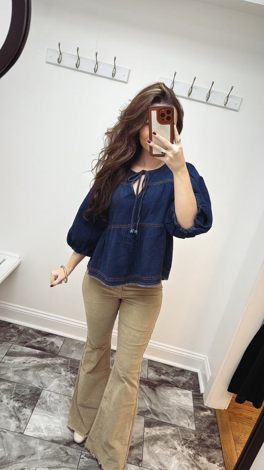 Chloe Corduroy Flare