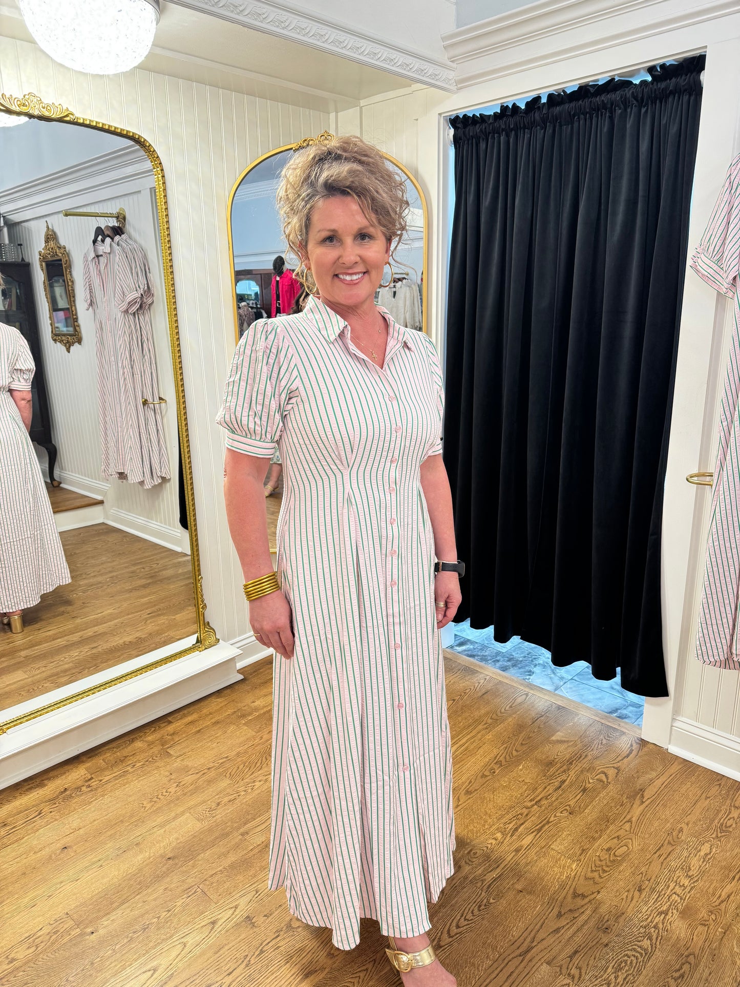 Spring Stripes Dress