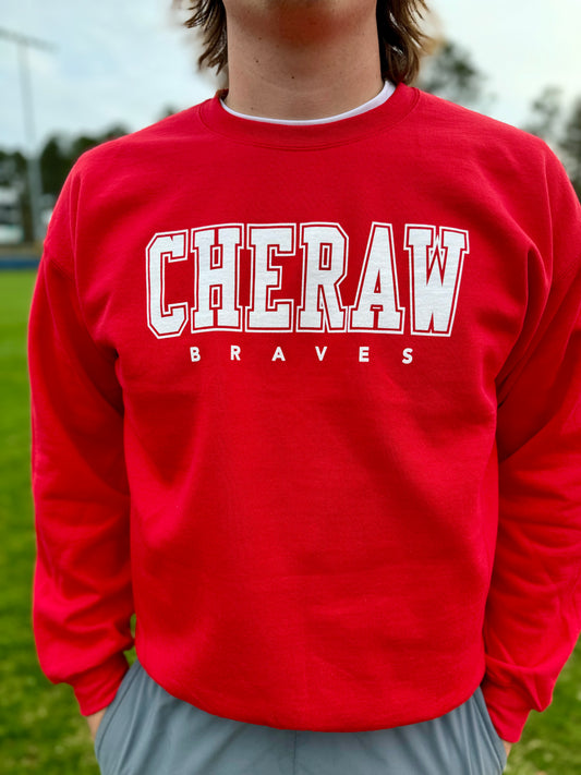 Adult Cheraw Braves Crewneck