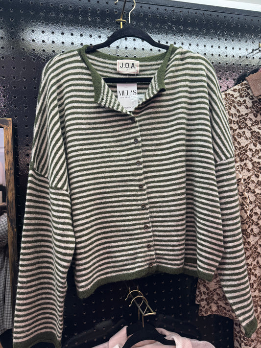 Striped Cardigan