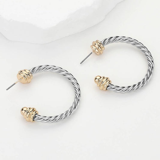Two Tone Rope Hoop