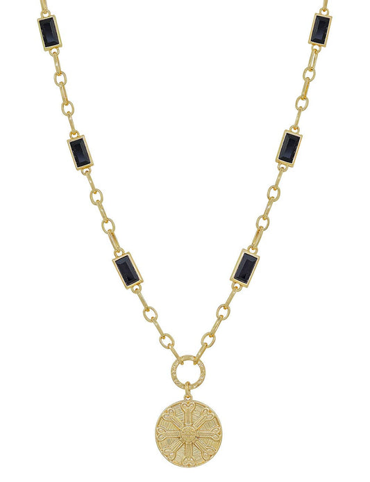 Gold/Black Rectangle Chain
