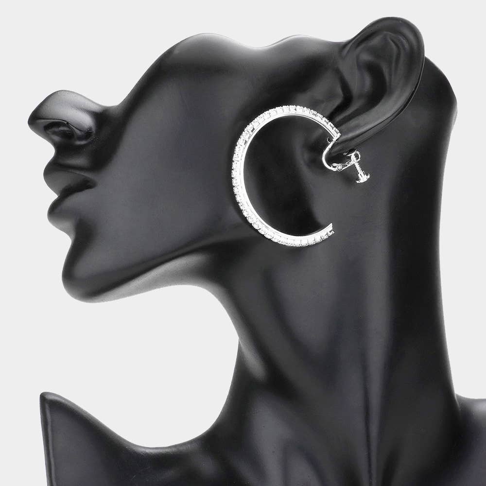 Rhinestone Hoop Clip