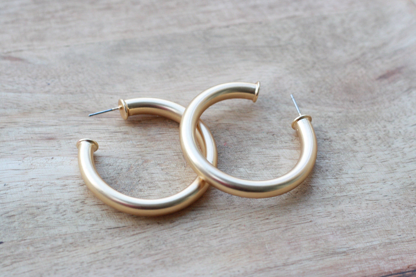 Classic Gold Hoops