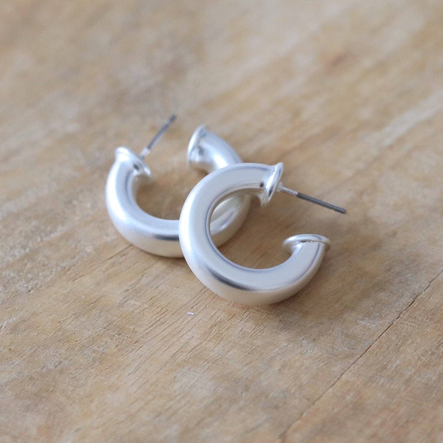 Mini Silver Hoop