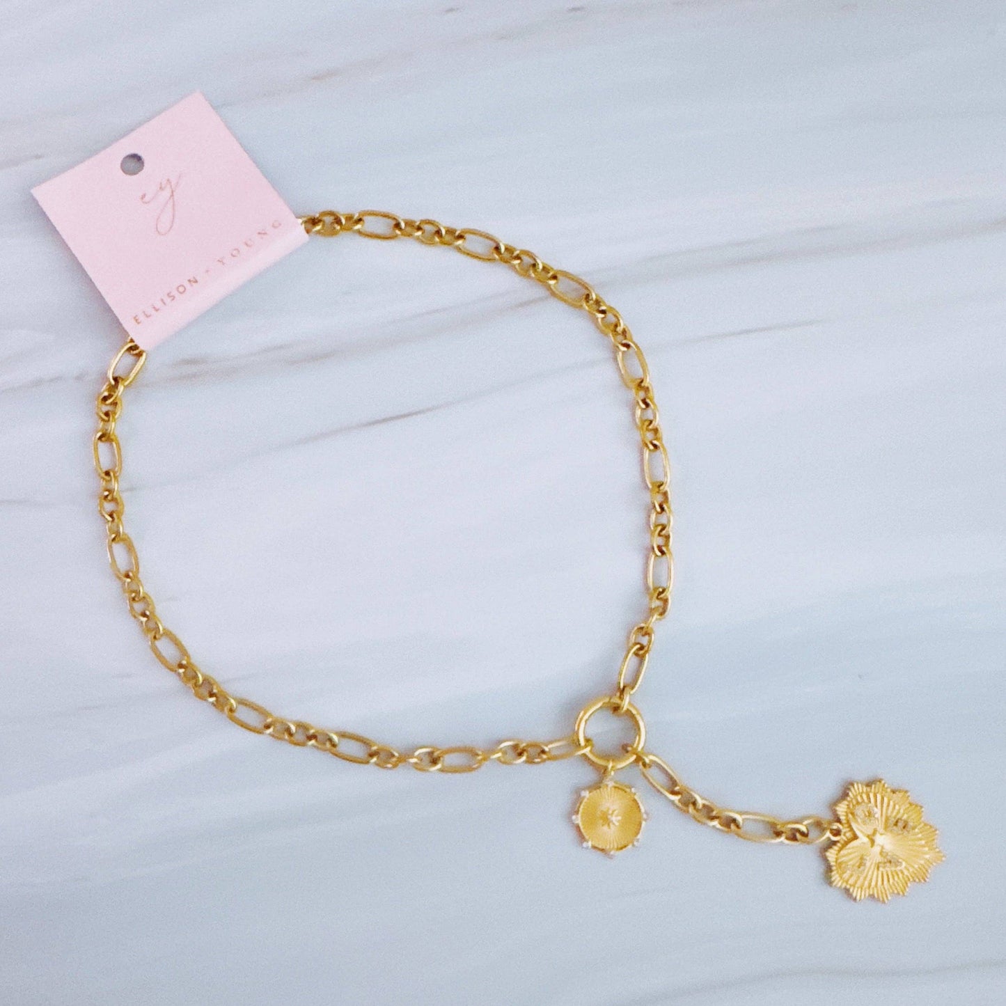 Love Heart Drop Necklace