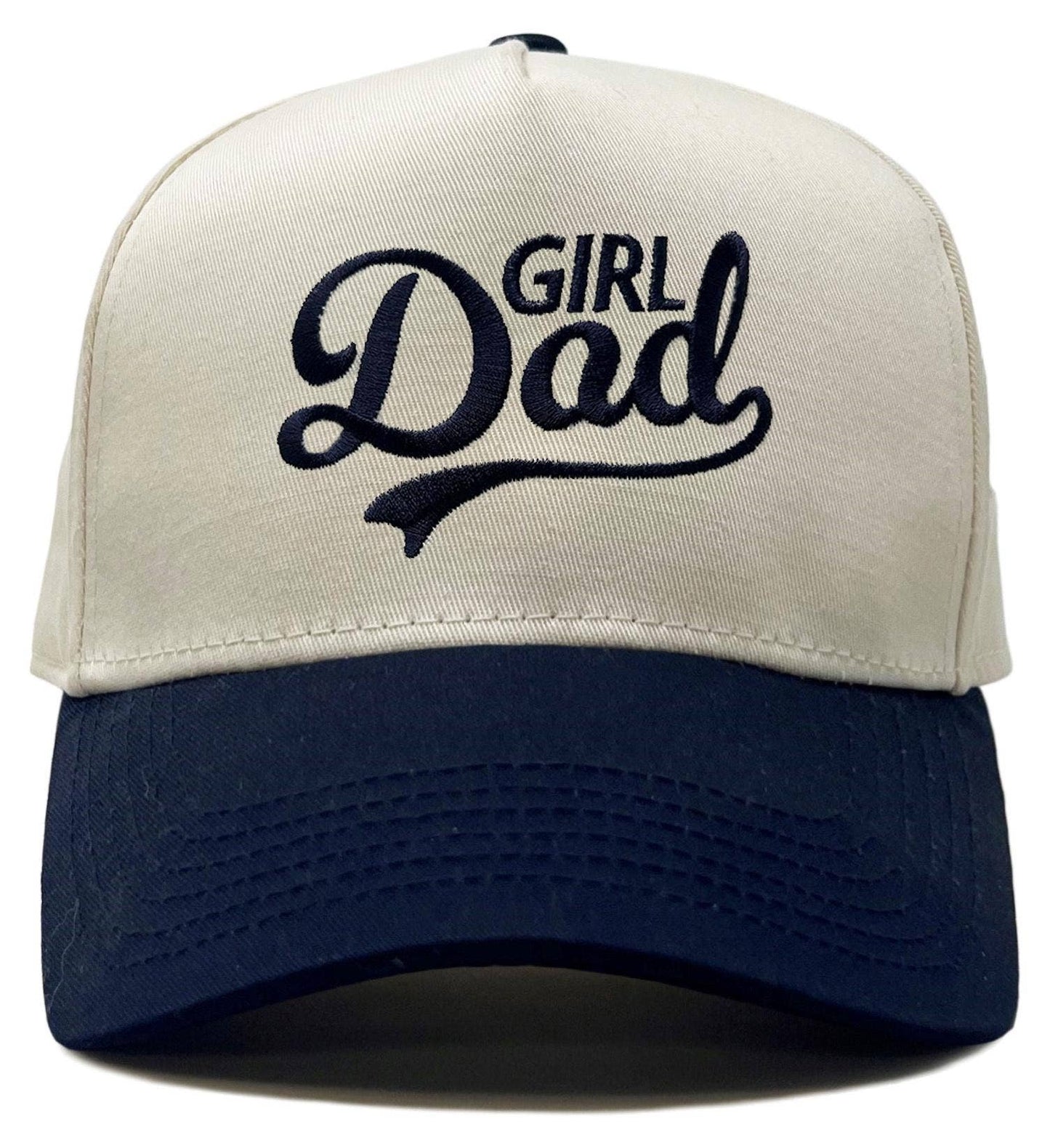 Girl Dad - Navy/Beige