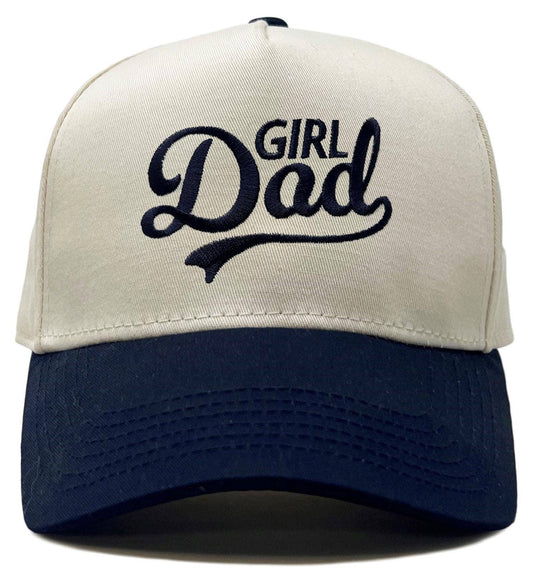 Girl Dad - Navy/Beige