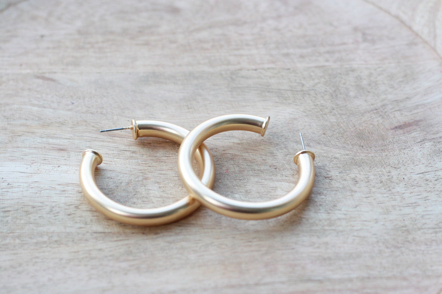 Classic Gold Hoops